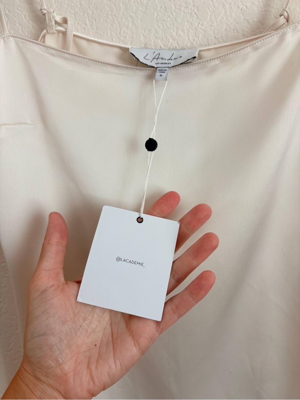 L’Academie Sleek White Tie-Side Maxi Dress - Picture 7 of 13